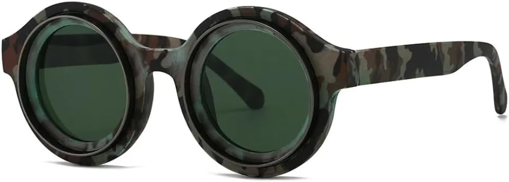 Солнцезащитные очки с защитой UV400 | Круглая панк-оправа, легкая конструкция | для женщин и мужчин, для занятий спортом на открытом воздухе и вождения DSVIGF, Military Green
Солнцезащитные очки с защитой UV400 | Круглая панк-оправа, легкая конструкция | для женщин и мужчин, для занятий спортом на открытом воздухе и вождения DSVIGF, Military Green