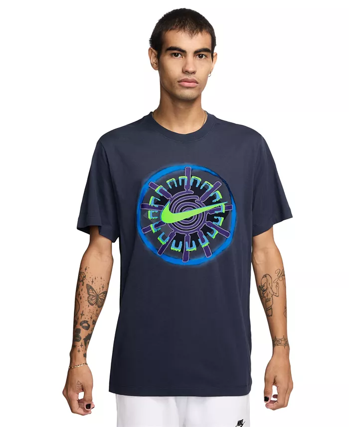 Мужская футболка с логотипом в спортивном стиле Nike, черный
Мужская футболка с логотипом в спортивном стиле Nike, черный