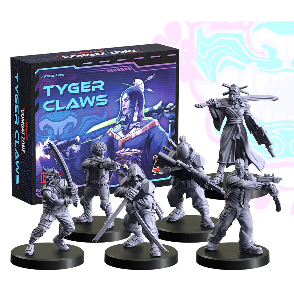 Миниатюра Monster Fight Club Cyberpunk Red Combat Zone: Tyger Claws Starter
Миниатюра Monster Fight Club Cyberpunk Red Combat Zone: Tyger Claws Starter