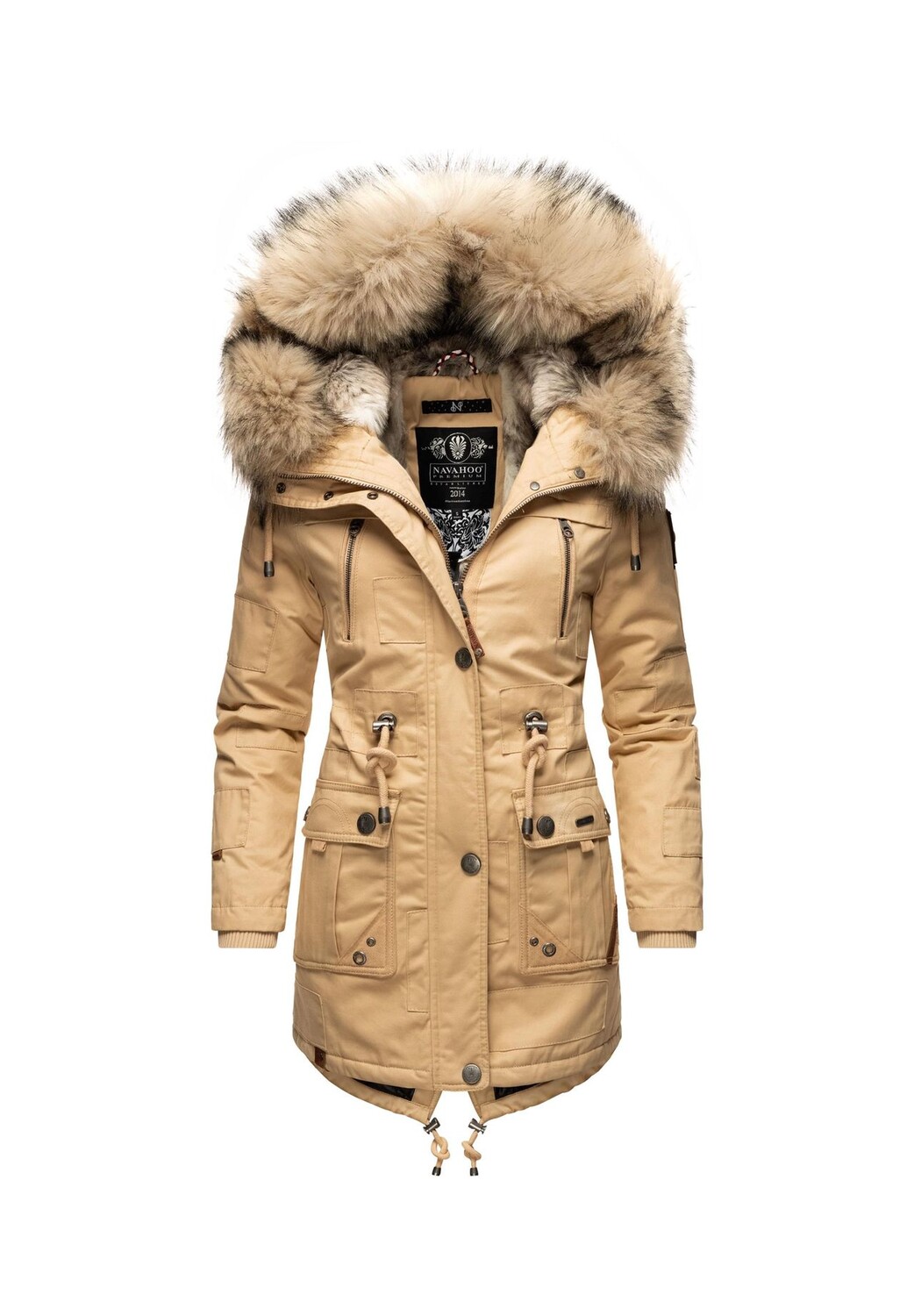 Зимнее пальто медовая фея NAVAHOO, бежевый
Зимнее пальто медовая фея NAVAHOO, бежевый