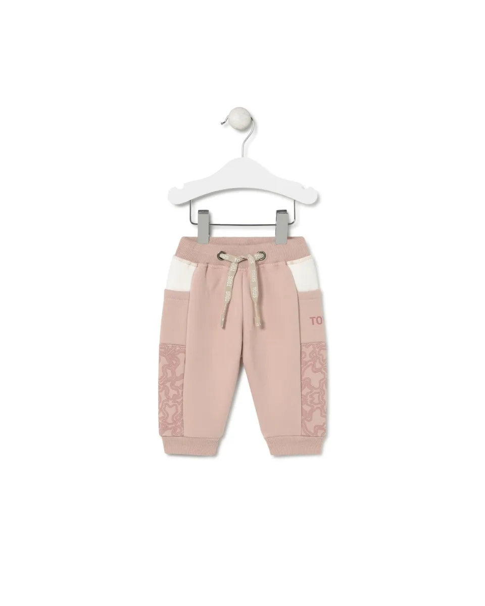 Детские спортивные штаны из однотонного хлопка с полоской Kaos Tous, розовый
Детские спортивные штаны из однотонного хлопка с полоской Kaos Tous, розовый