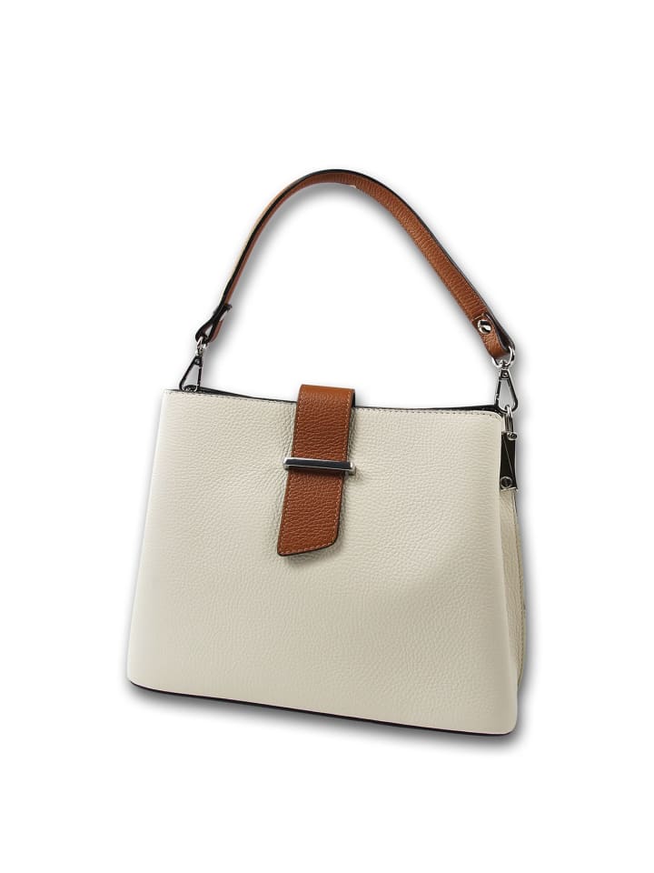 Кожаная сумка через плечо Toscanto бежевого цвета, натурального цвета, примерно 25 см Toscanto
Кожаная сумка через плечо Toscanto бежевого цвета, натурального цвета, примерно 25 см Toscanto