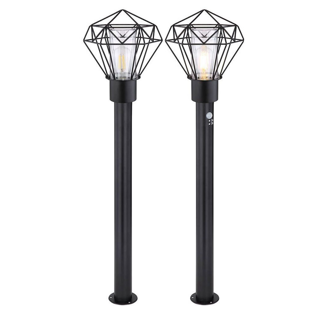 Комплект из 2 торшеров, датчики движения, решетка, черный, H 100 см Globo Lighting
Комплект из 2 торшеров, датчики движения, решетка, черный, H 100 см Globo Lighting