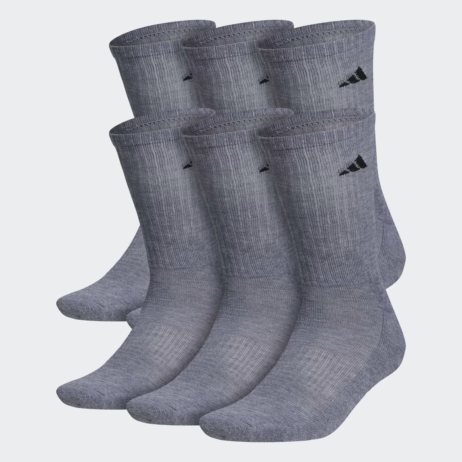 Спортивные мягкие носки для экипажа, 6 пар Adidas, Medium Grey Heather
Спортивные мягкие носки для экипажа, 6 пар Adidas, Medium Grey Heather