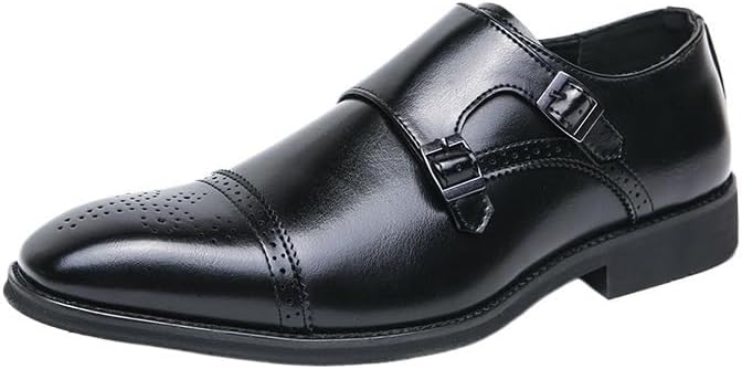 Мужские классические кожаные туфли с двойной пряжкой-монах, повседневные деловые оксфорды, кожаные лоферы, для повседневной носки, вождения, свадеб, вечеринок Zestrelax, черный
Мужские классические кожаные туфли с двойной пряжкой-монах, повседневные деловые оксфорды, кожаные лоферы, для повседневной носки, вождения, свадеб, вечеринок Zestrelax, черный