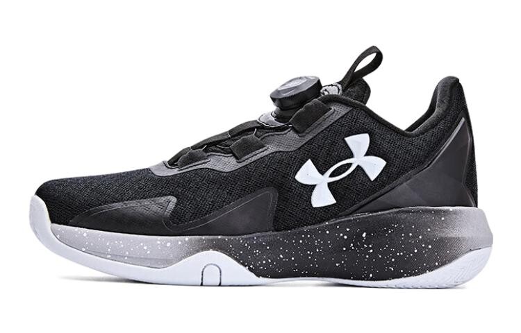 Детские баскетбольные кроссовки Kids Low-top Black/White Under Armour, черный/белый 
Детские баскетбольные кроссовки Kids Low-top Black/White Under Armour, черный/белый