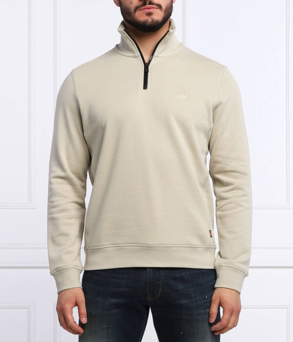 Толстовка мужская Boss Orange с воротником на молнии, бежевый
Толстовка мужская Boss Orange с воротником на молнии, бежевый