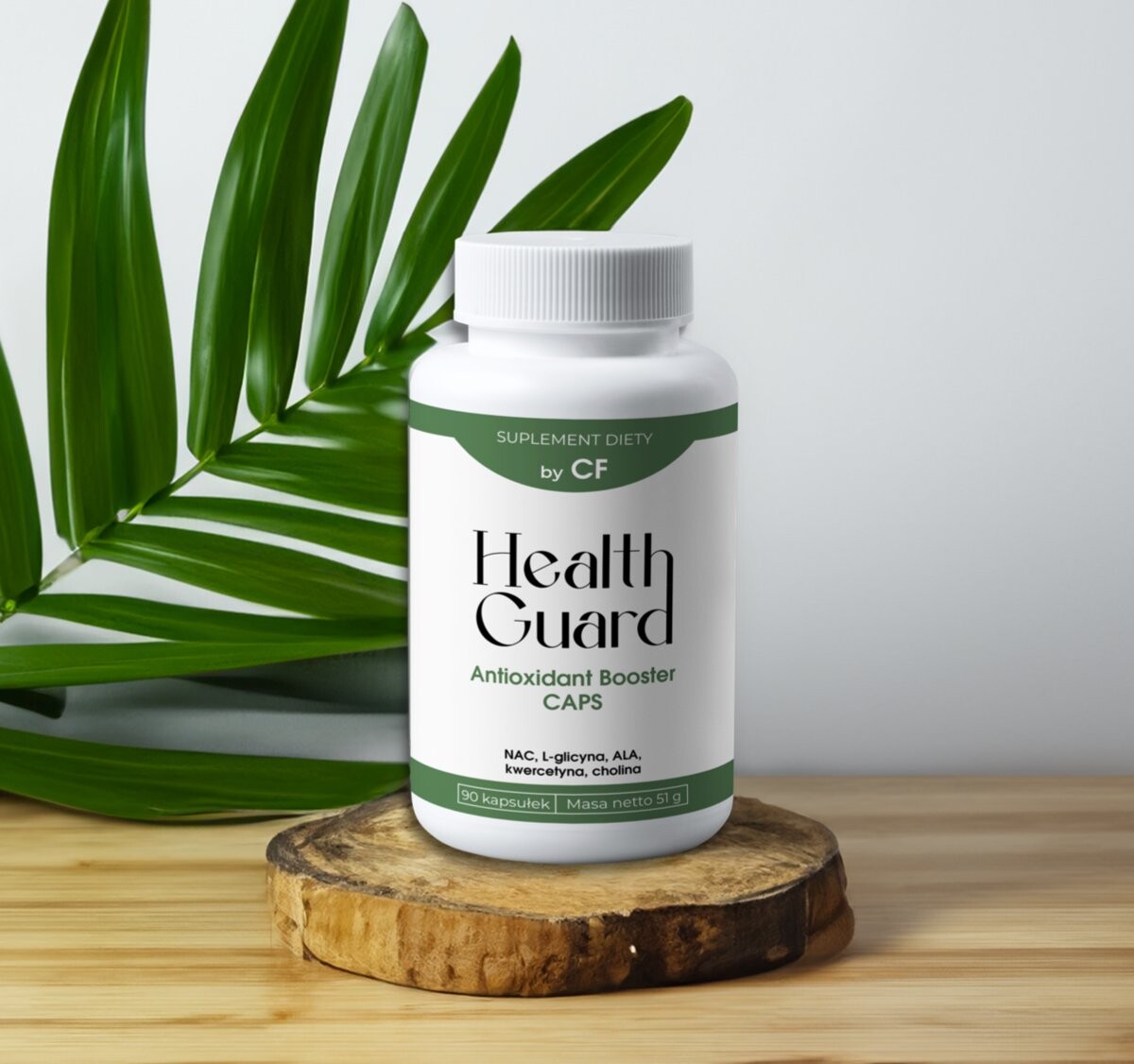 HealthGuard CAPS by CF, Сильный антиоксидант, пищевая добавка, 90 капсул Inna Marka
HealthGuard CAPS by CF, Сильный антиоксидант, пищевая добавка, 90 капсул Inna Marka