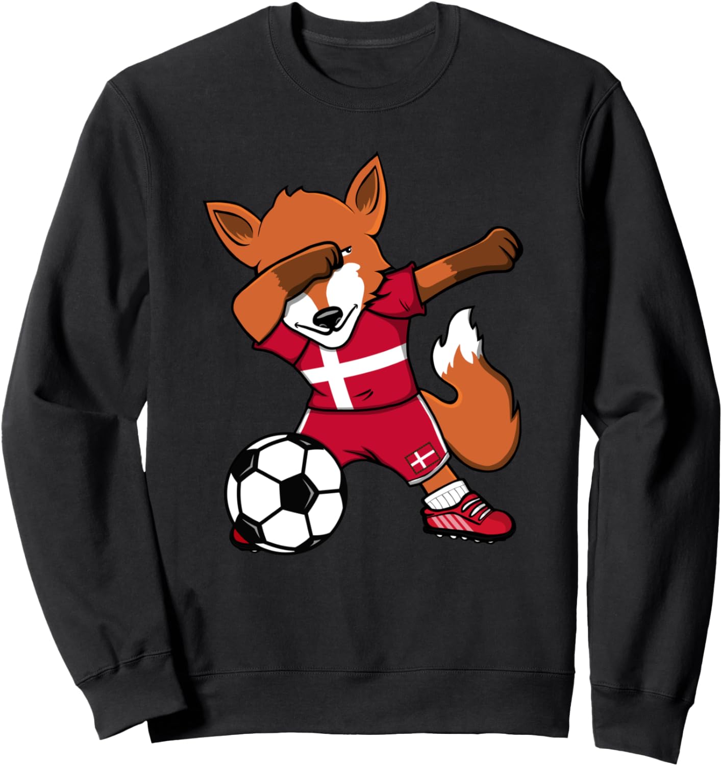Забавная танцующая лиса для футболистов, датская толстовка для болельщиков, датский флаг, танцующая лиса, черная Teeisle Denmark Football
Забавная танцующая лиса для футболистов, датская толстовка для болельщиков, датский флаг, танцующая лиса, черная Teeisle Denmark Football