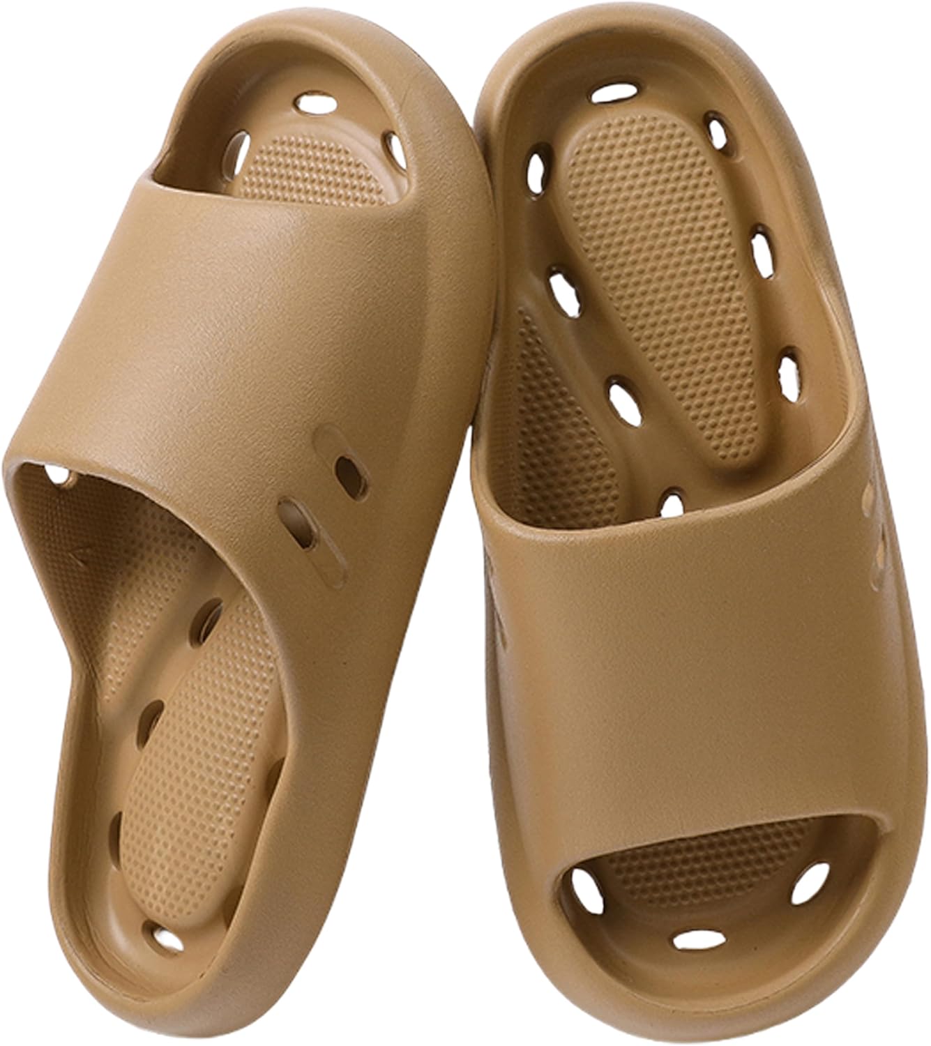 Душевые шлепанцы для женщин и мужчин с открытым носком, дренажными отверстиями, противоскользящие, массажные, удобные, мягкие, легкие, для сушки, бассейна, пляжа и ванной Generic, коричневый
Душевые шлепанцы для женщин и мужчин с открытым носком, дренажными отверстиями, противоскользящие, массажные, удобные, мягкие, легкие, для сушки, бассейна, пляжа и ванной Generic, коричневый