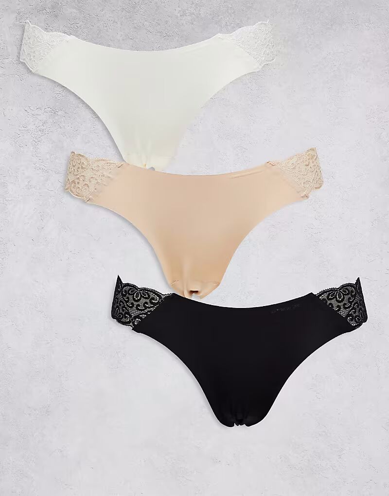 Трусики-шорты Cotton On бесшовные, многоупаковочные, черные, фраппе-кремовые Cotton:On
Трусики-шорты Cotton On бесшовные, многоупаковочные, черные, фраппе-кремовые Cotton:On