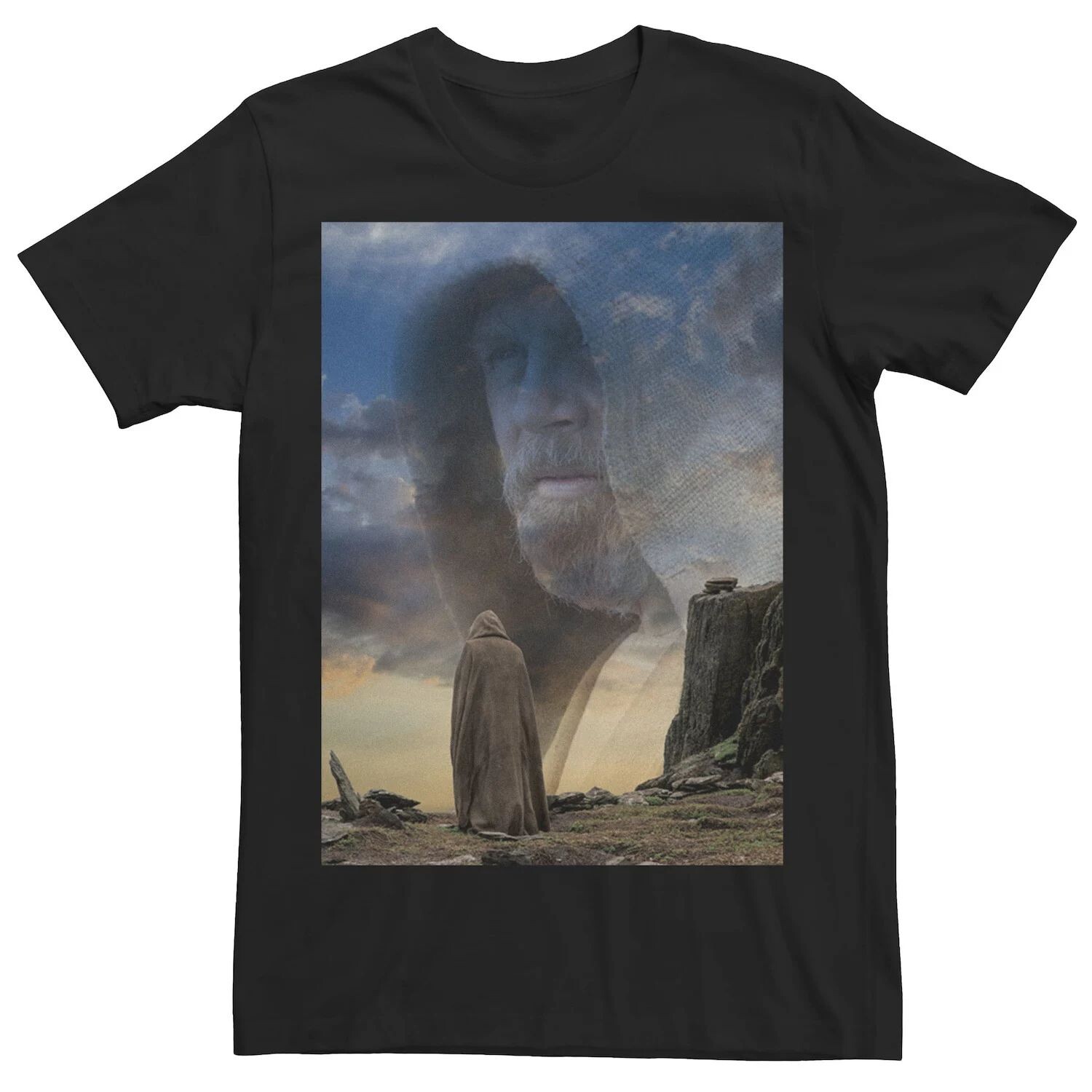 Мужская футболка с плакатом и коллажем «Пробуждение силы» Люка Скайуокера Star Wars
Мужская футболка с плакатом и коллажем «Пробуждение силы» Люка Скайуокера Star Wars