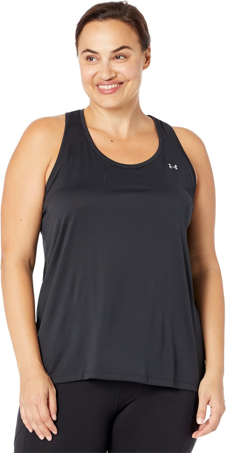 Топ Under Armour Plus Size Tech Solid Tank, цвет Black/Metallic Silver
Топ Under Armour Plus Size Tech Solid Tank, цвет Black/Metallic Silver