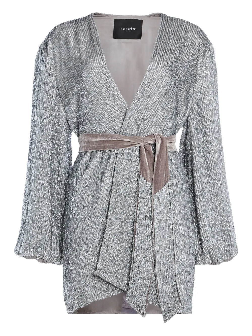 Платье мини Gabrielle с пайетками Retrofete, серебряный
Платье мини Gabrielle с пайетками Retrofete, серебряный