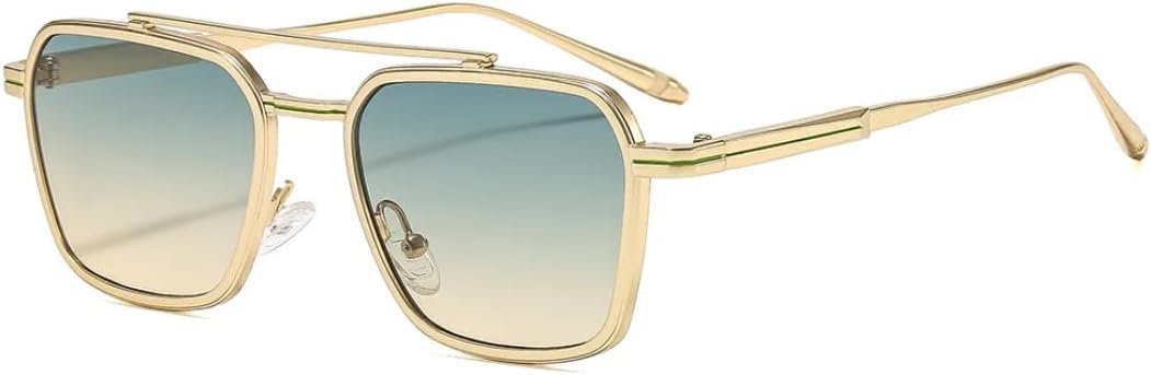 Ретро-солнцезащитные очки с двойным лучом для женщин, градиентная тонкая оправа, роскошные универсальные очки для мужчин, защита от УФ-излучения UV400 SZVVBKK, Golden Green Tea
Ретро-солнцезащитные очки с двойным лучом для женщин, градиентная тонкая оправа, роскошные универсальные очки для мужчин, защита от УФ-излучения UV400 SZVVBKK, Golden Green Tea