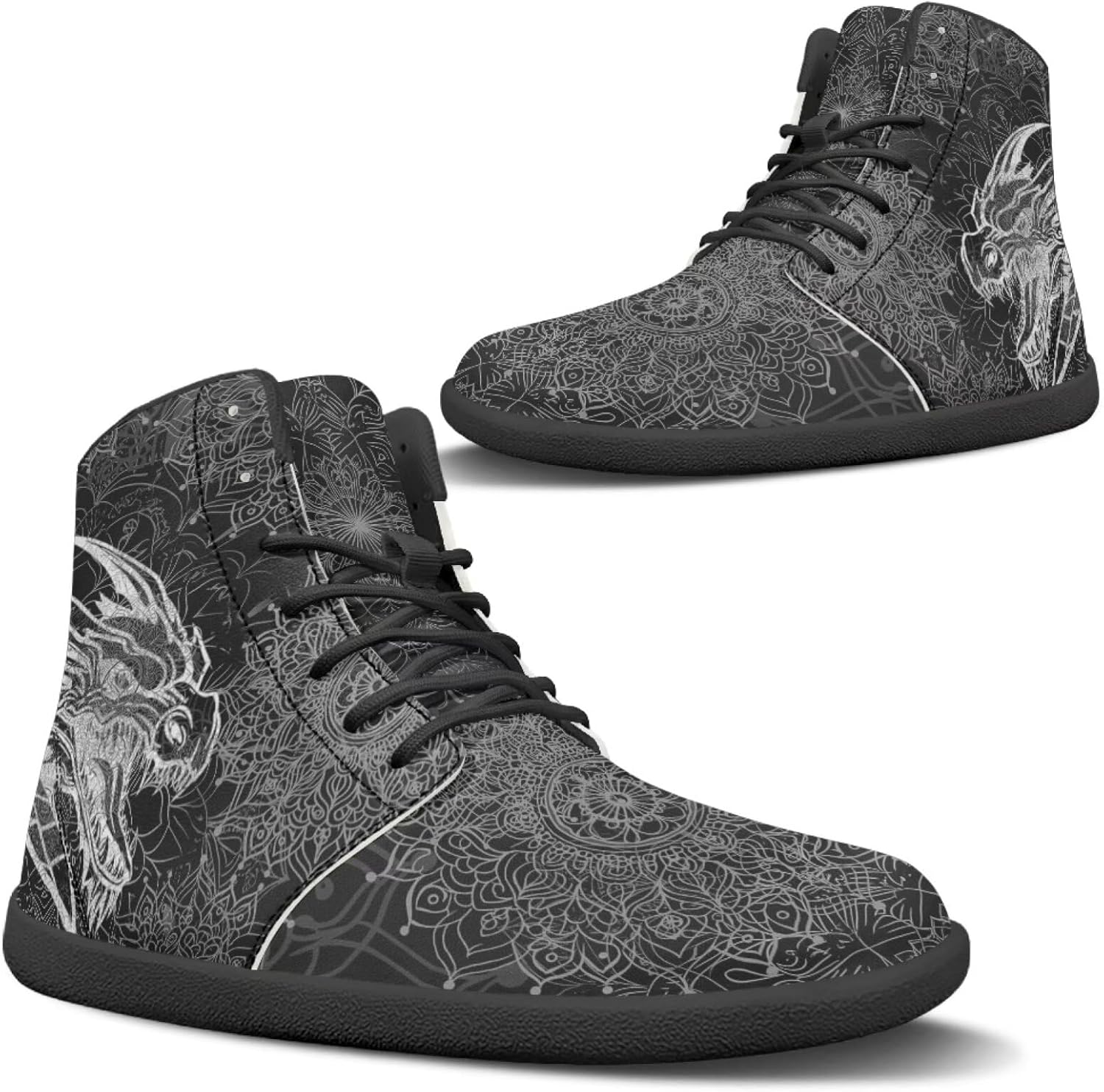 Кроссовки Binienty Barefoot Minimalist для мужчин и женщин с широким носком, кросс-тренер, без подъема, на шнуровке, Black Dragon Head Mandala
Кроссовки Binienty Barefoot Minimalist для мужчин и женщин с широким носком, кросс-тренер, без подъема, на шнуровке, Black Dragon Head Mandala