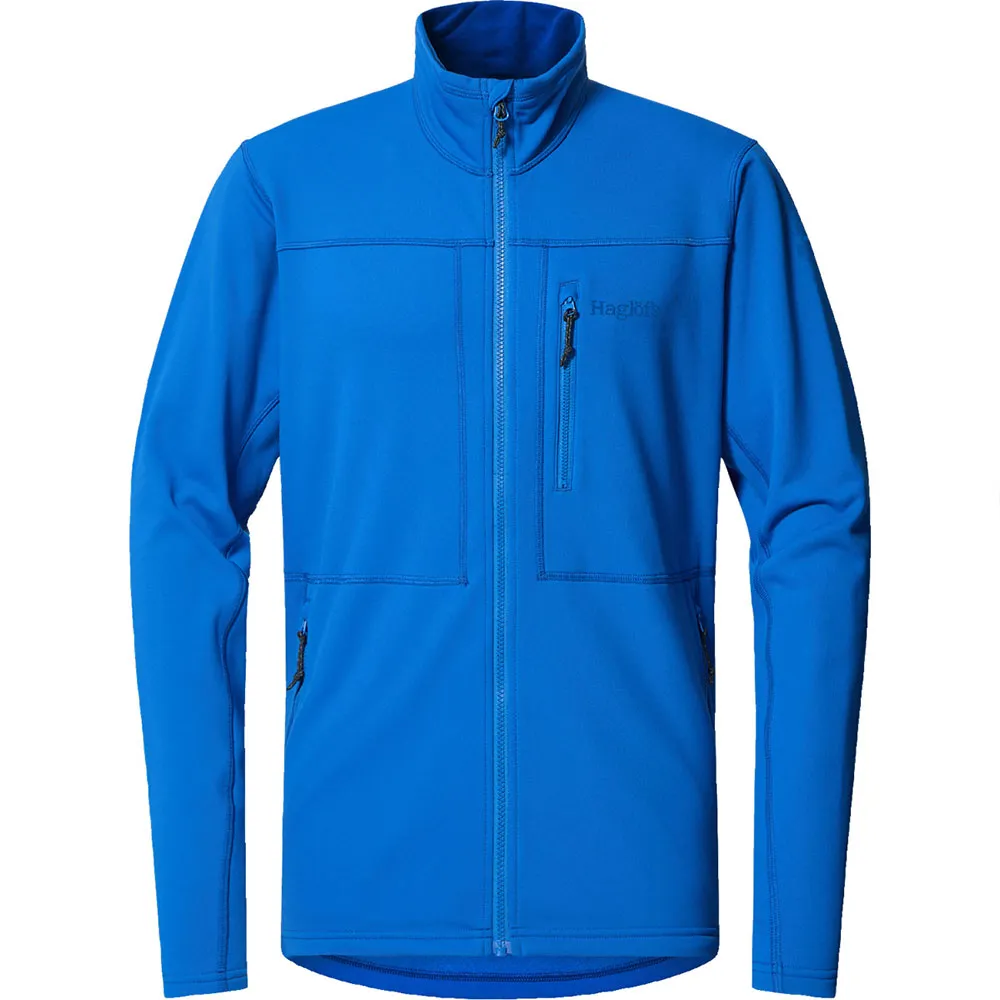 Флис Haglöfs Rosson Mid full zip, синий
Флис Haglöfs Rosson Mid full zip, синий