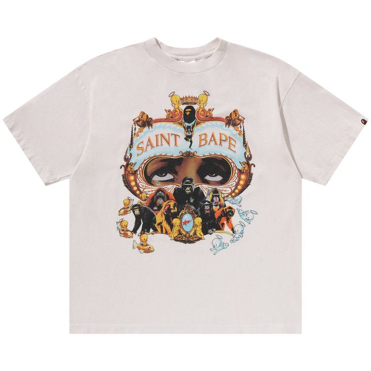 Футболка BAPE x SAINT Mxxxxxx Generation Tee, White
Футболка BAPE x SAINT Mxxxxxx Generation Tee, White