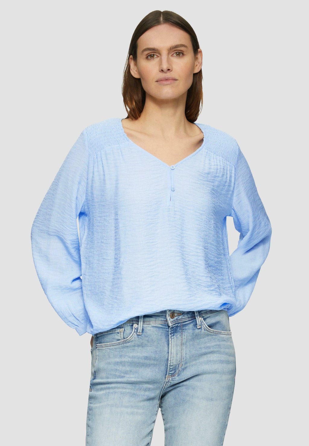Блуза STRUKTURIERTE MIT V-AUSSCHNITT s.Oliver, светло-голубой
Блуза STRUKTURIERTE MIT V-AUSSCHNITT s.Oliver, светло-голубой