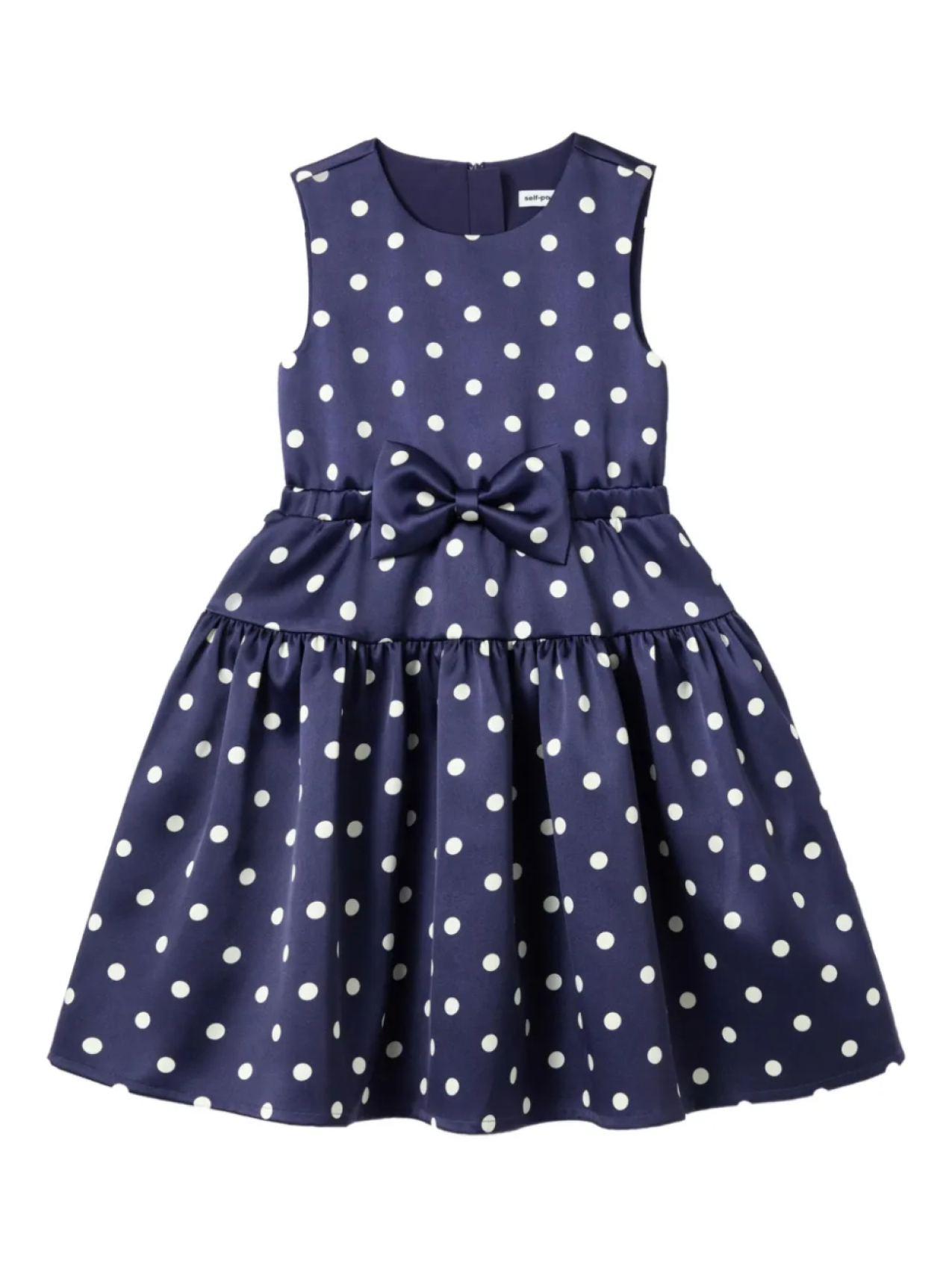 Платье без рукавов в горошек Self-Portrait Kids, синий
Платье без рукавов в горошек Self-Portrait Kids, синий