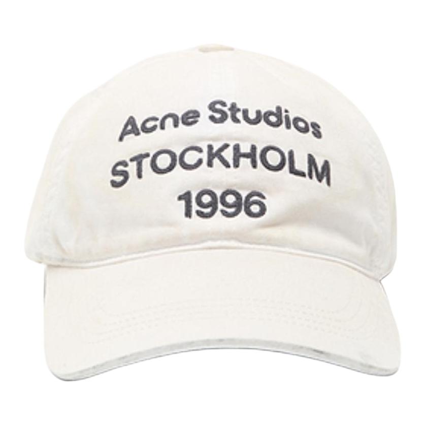 Acne Studios Хлопковая бейсболка Unisex Dusty White
Acne Studios Хлопковая бейсболка Unisex Dusty White