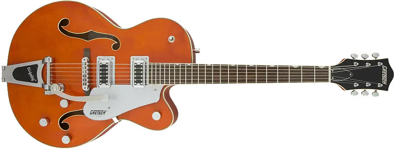 Электрогитара Gretsch G5420T ELECTROMATIC HOLLOW BODY SINGLE-CUT WITH BIGSBY Orange Stain 
Электрогитара Gretsch G5420T ELECTROMATIC HOLLOW BODY SINGLE-CUT WITH BIGSBY Orange Stain