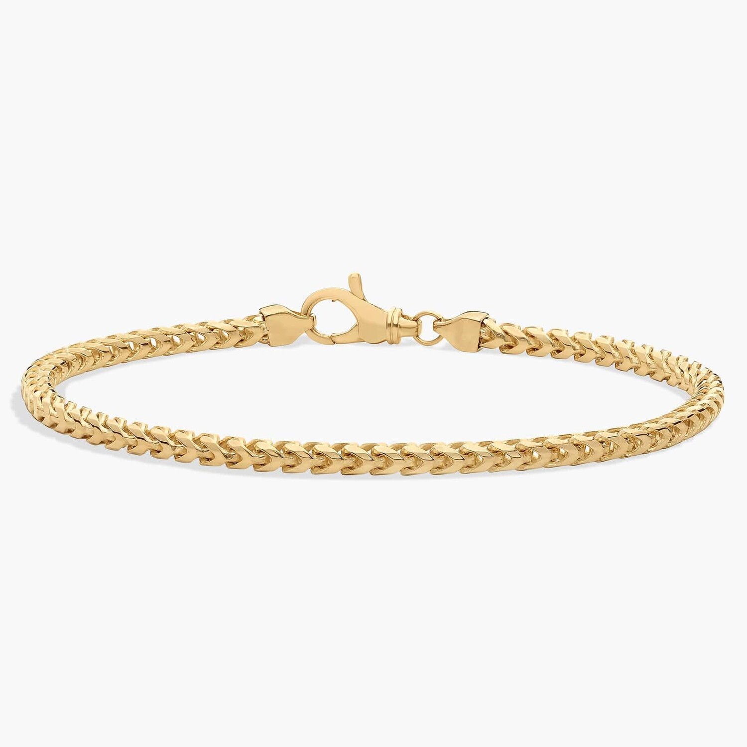 Браслет-цепочка Franco длиной 8 дюймов из желтого золота 14 карат (3 мм) Blue Nile
Браслет-цепочка Franco длиной 8 дюймов из желтого золота 14 карат (3 мм) Blue Nile