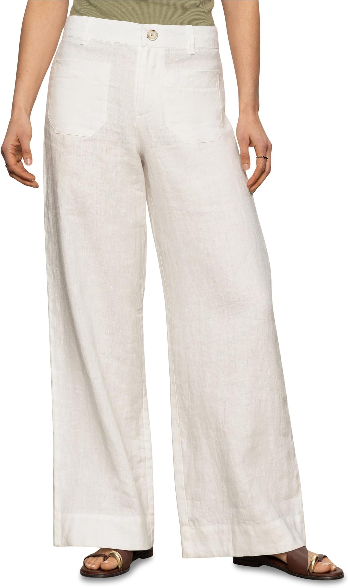 Брюки Sanctuary The Linen Marine Wide Leg, White
Брюки Sanctuary The Linen Marine Wide Leg, White
