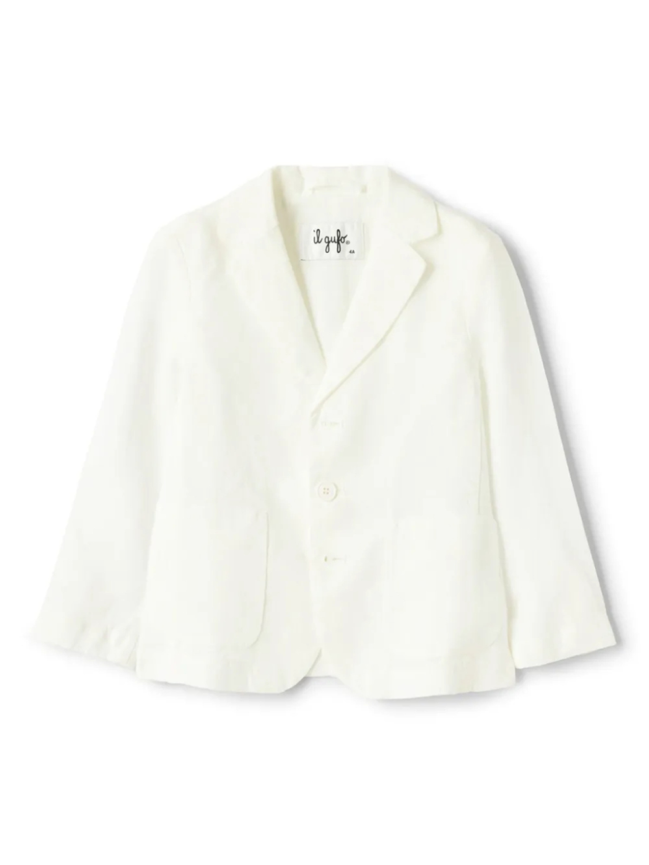 Однобортный блейзер Il Gufo, белый
Однобортный блейзер Il Gufo, белый