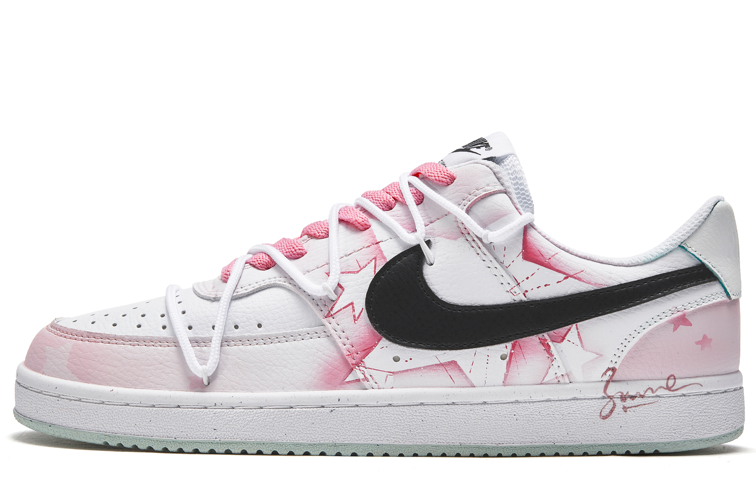 Nike Court Vision 1 Pink Wing Starlight быстросохнущие, устойчивые к истиранию и сбалансированные низкие скейтборд кроссовки men's
Nike Court Vision 1 Pink Wing Starlight быстросохнущие, устойчивые к истиранию и сбалансированные низкие скейтборд кроссовки men's