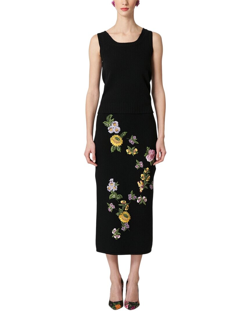 Трикотажная майка Carolina Herrera из смеси шерсти и кашемира, черный
Трикотажная майка Carolina Herrera из смеси шерсти и кашемира, черный