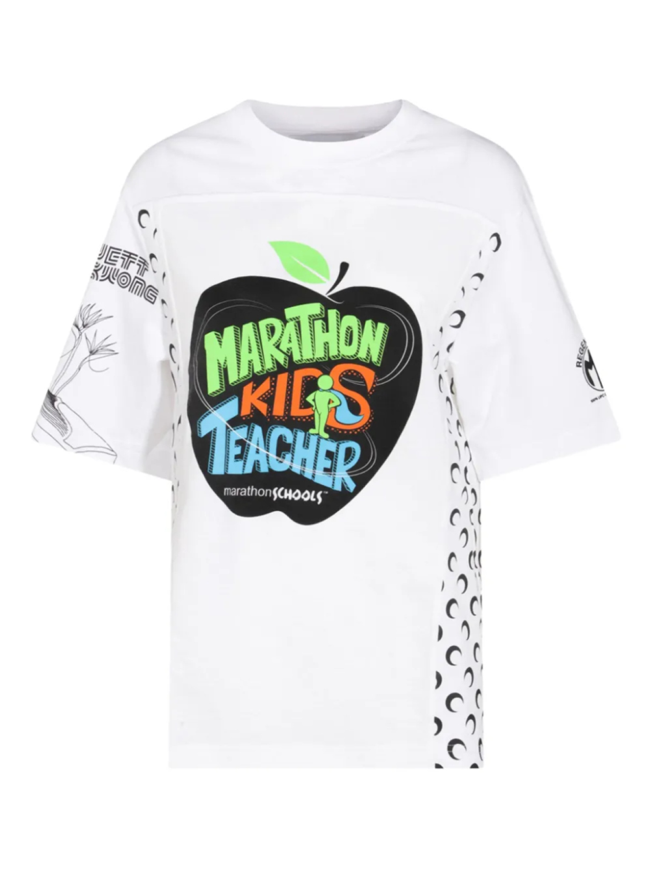 Футболка с графическим принтом Marine Serre, белый
Футболка с графическим принтом Marine Serre, белый