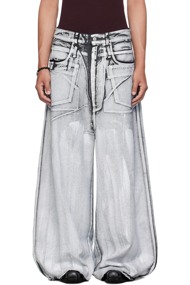 Lu'U Dan Серые джинсы из мусорного контейнера для радиации
Lu'U Dan Серые джинсы из мусорного контейнера для радиации