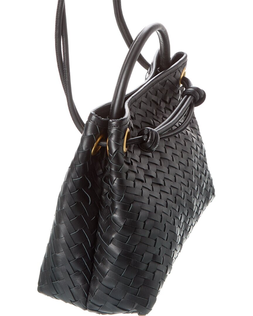 Плетеная кожаная сумка-тоут Walter Baker Hazel, черный
Плетеная кожаная сумка-тоут Walter Baker Hazel, черный