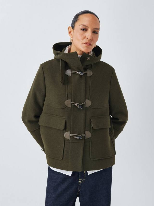 Короткое пальто из шерстяной смеси дафл John Lewis, Khaki
Короткое пальто из шерстяной смеси дафл John Lewis, Khaki