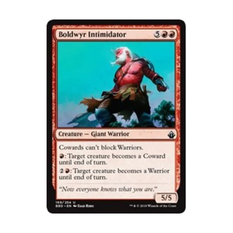 CCG Болдвирский запугиватель (U), MTG - Battlebond
CCG Болдвирский запугиватель (U), MTG - Battlebond