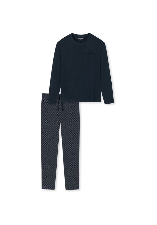 Пижама цвета черного дерева Schiesser, синий
Пижама цвета черного дерева Schiesser, синий