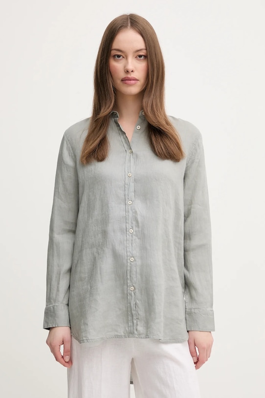 Льняная рубашка United Colors Of Benetton, серый
Льняная рубашка United Colors Of Benetton, серый