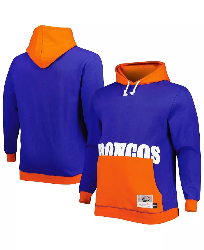 Мужская темно-синяя, оранжевая толстовка с капюшоном Denver Broncos Big and Tall Big Face Mitchell & Ness
Мужская темно-синяя, оранжевая толстовка с капюшоном Denver Broncos Big and Tall Big Face Mitchell & Ness