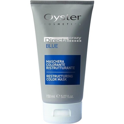 Directa Crazy Профессиональная маска-краска для волос синяя 150мл, Oyster Cosmetics
Directa Crazy Профессиональная маска-краска для волос синяя 150мл, Oyster Cosmetics