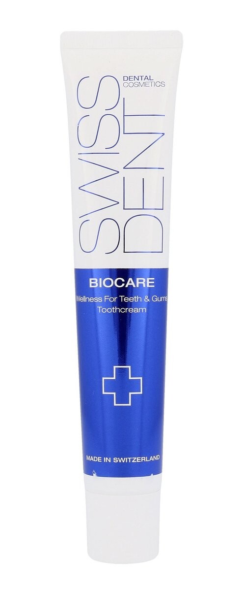 Swissdent, Biocare Wellness, Регенерирующая и отбеливающая зубная паста
Swissdent, Biocare Wellness, Регенерирующая и отбеливающая зубная паста