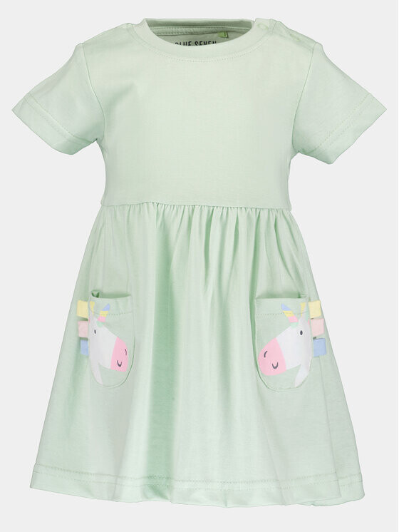 Платье стандартного кроя Blue Seven, зеленый 
Платье стандартного кроя Blue Seven, зеленый