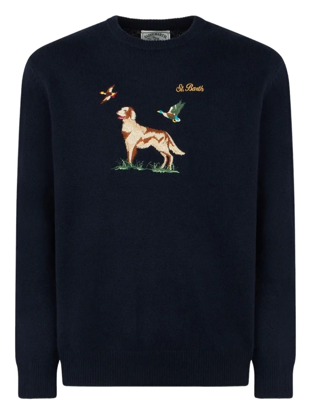 Свитер с круглым вырезом и принтом собак MC2 SAINT BARTH, синий
Свитер с круглым вырезом и принтом собак MC2 SAINT BARTH, синий