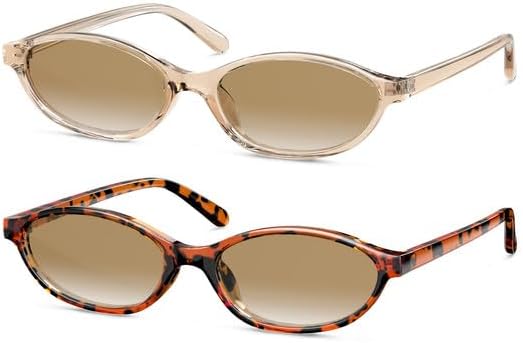 Ретро-солнцезащитные очки «кошачий глаз» для женщин, защита от УФ-излучения UV400, легкая квадратная оправа, идеально подходят для вождения, путешествий и повседневной носки OUKEMAX, 2pack-light Brown + Tortoise
Ретро-солнцезащитные очки «кошачий глаз» для женщин, защита от УФ-излучения UV400, легкая квадратная оправа, идеально подходят для вождения, путешествий и повседневной носки OUKEMAX, 2pack-light Brown + Tortoise