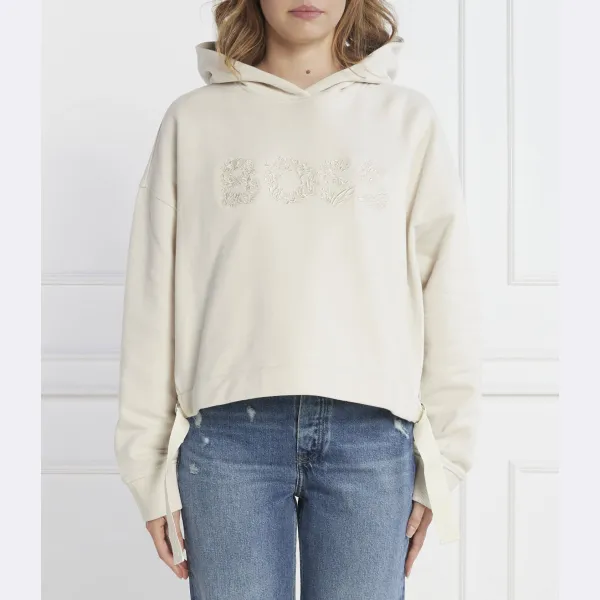 Укороченная толстовка Boss, бежевый
Укороченная толстовка Boss, бежевый