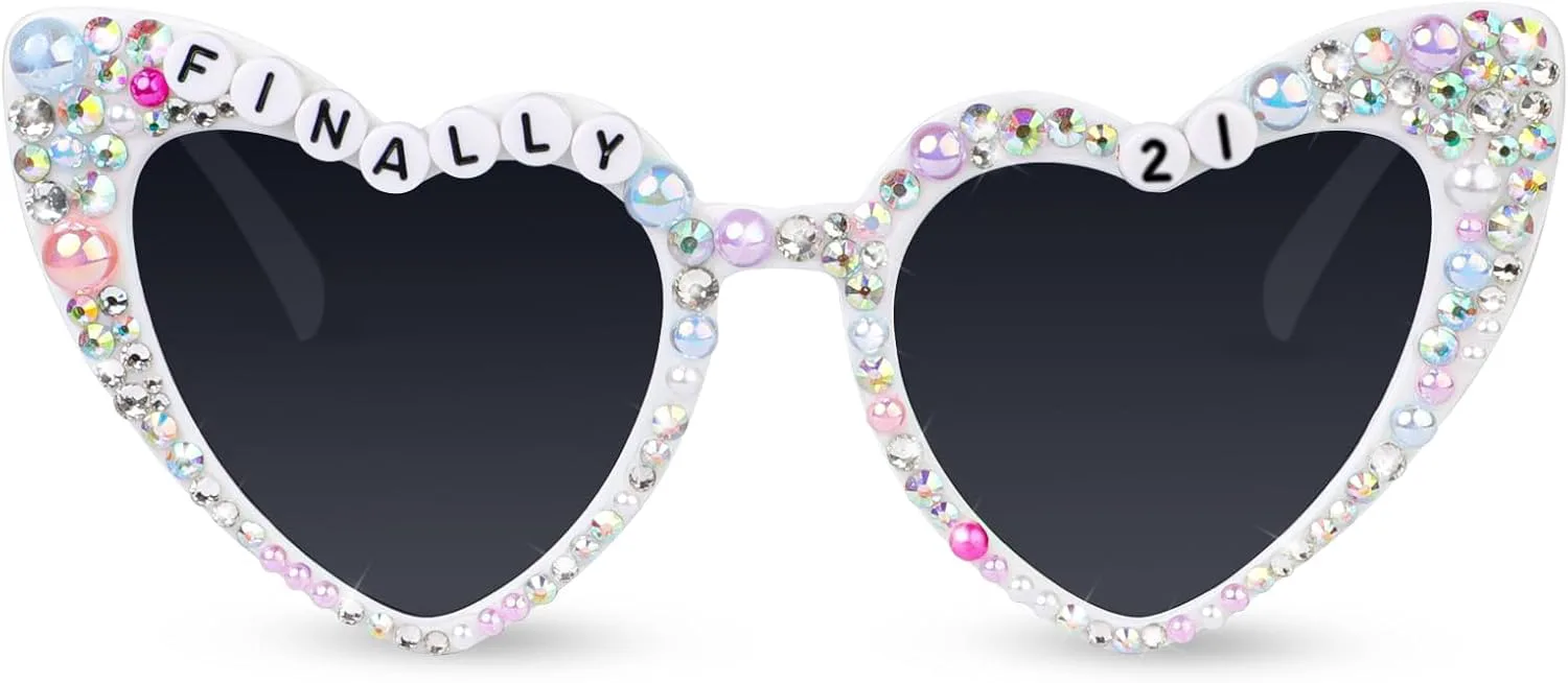 Солнцезащитные очки JUSTOTRY на 21-й день рождения, наконец-то очки на 21-й день рождения, украшения, подарки и аксессуары для женщин на 21-й день рождения, White
Солнцезащитные очки JUSTOTRY на 21-й день рождения, наконец-то очки на 21-й день рождения, украшения, подарки и аксессуары для женщин на 21-й день рождения, White