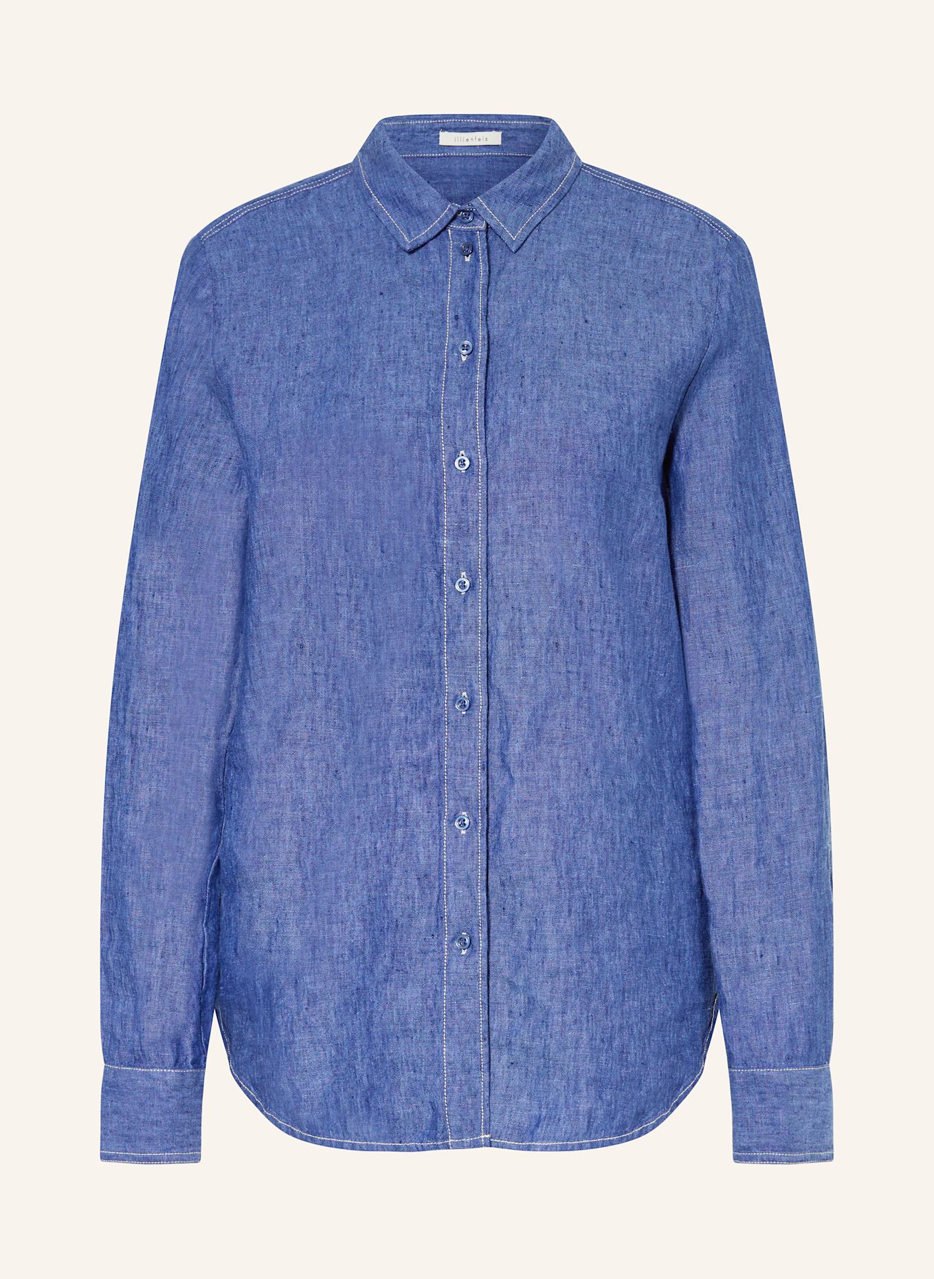 Льняная блузка-рубашка Lilienfels, синий
Льняная блузка-рубашка Lilienfels, синий