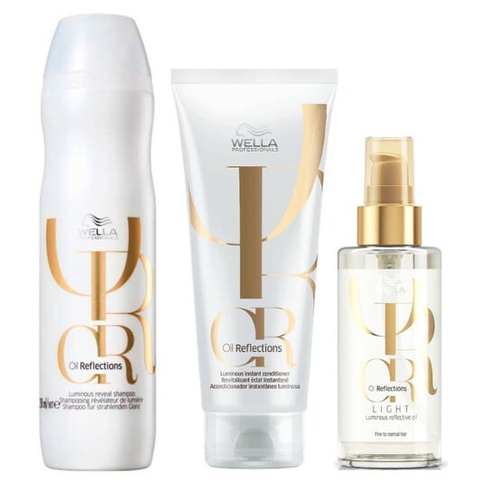 Набор уходовой косметики, 3 шт. Wella, Oil Reflections
Набор уходовой косметики, 3 шт. Wella, Oil Reflections