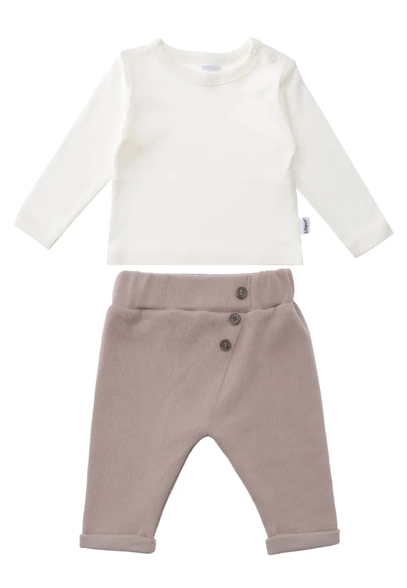 Спортивный костюм Liliput "Комплект рубашка с длинными рукавами и брюки", милые пуговицы на брюках, белый
Спортивный костюм Liliput "Комплект рубашка с длинными рукавами и брюки", милые пуговицы на брюках, белый