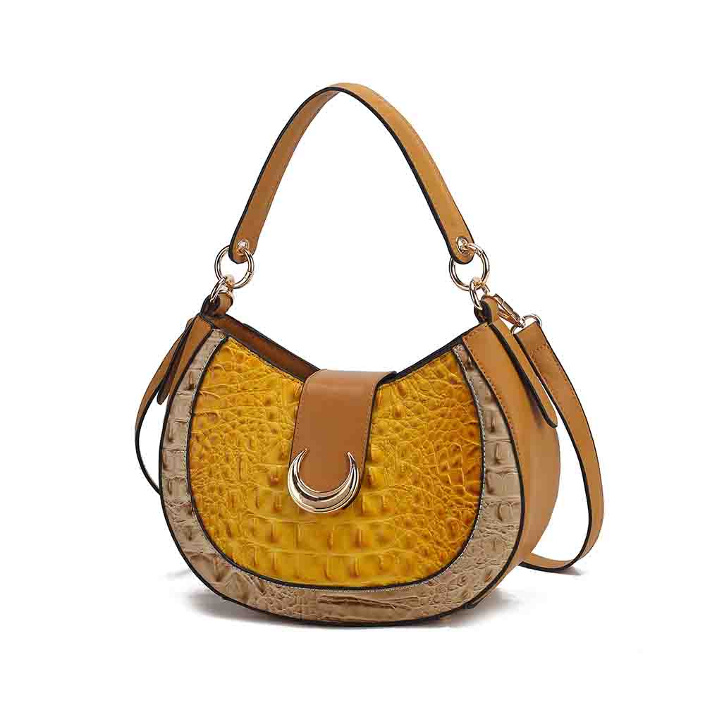 Сумка через плечо Jain Luxe с тиснением под крокодила, вместительная и неподвластная времени MKF Collection By Mia K., желтый
Сумка через плечо Jain Luxe с тиснением под крокодила, вместительная и неподвластная времени MKF Collection By Mia K., желтый